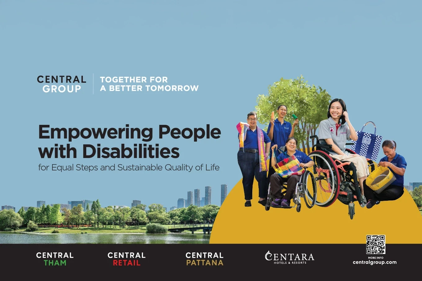 Сentral Pattana Group Empowers People with Disabilities for Equal Steps and Sustainable Quality of Life